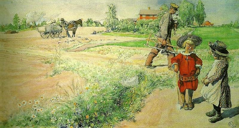 Carl Larsson esbjorn och bondflickan